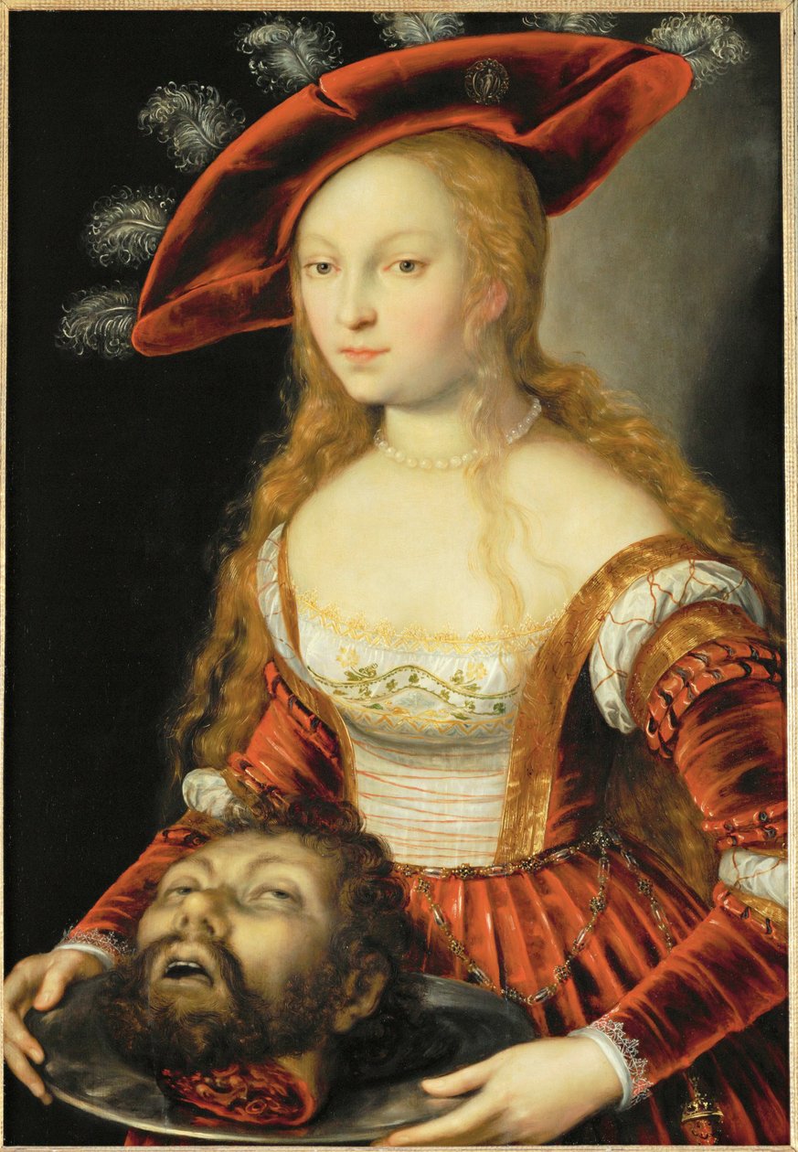 Salomé com a cabeça de João Batista ... de Joseph the younger Heintz