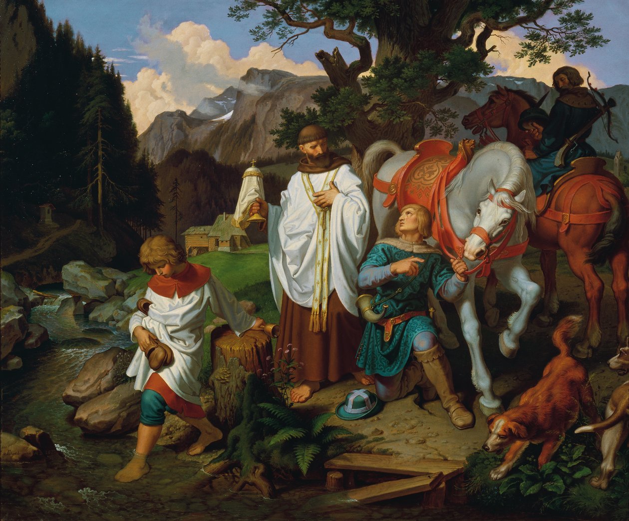 Rudolf dos Habsburgos e o Sacerdote de Joseph von Fuhrich