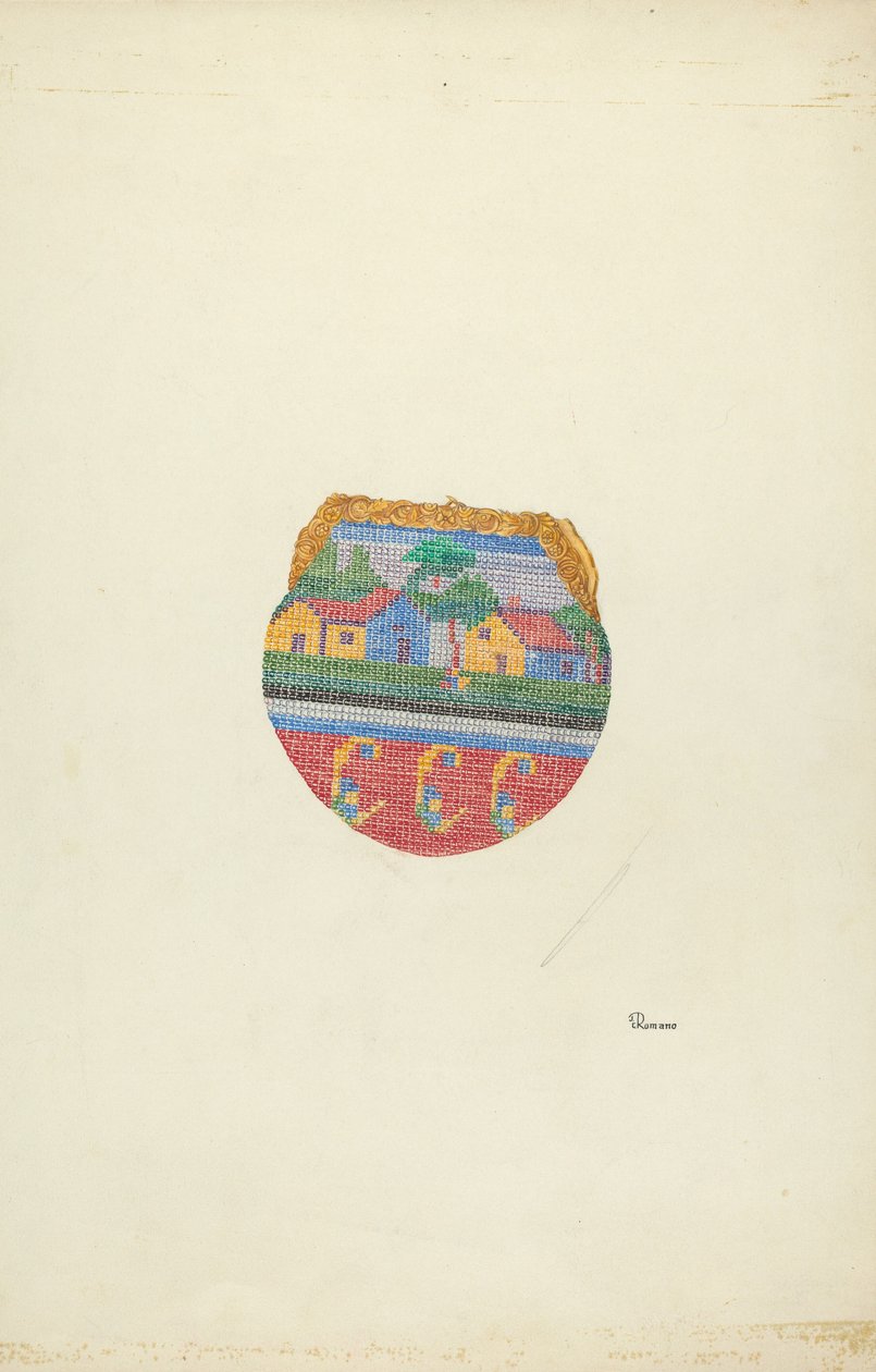 Beaded Purse, c. 1937. de Josephine C. Romano