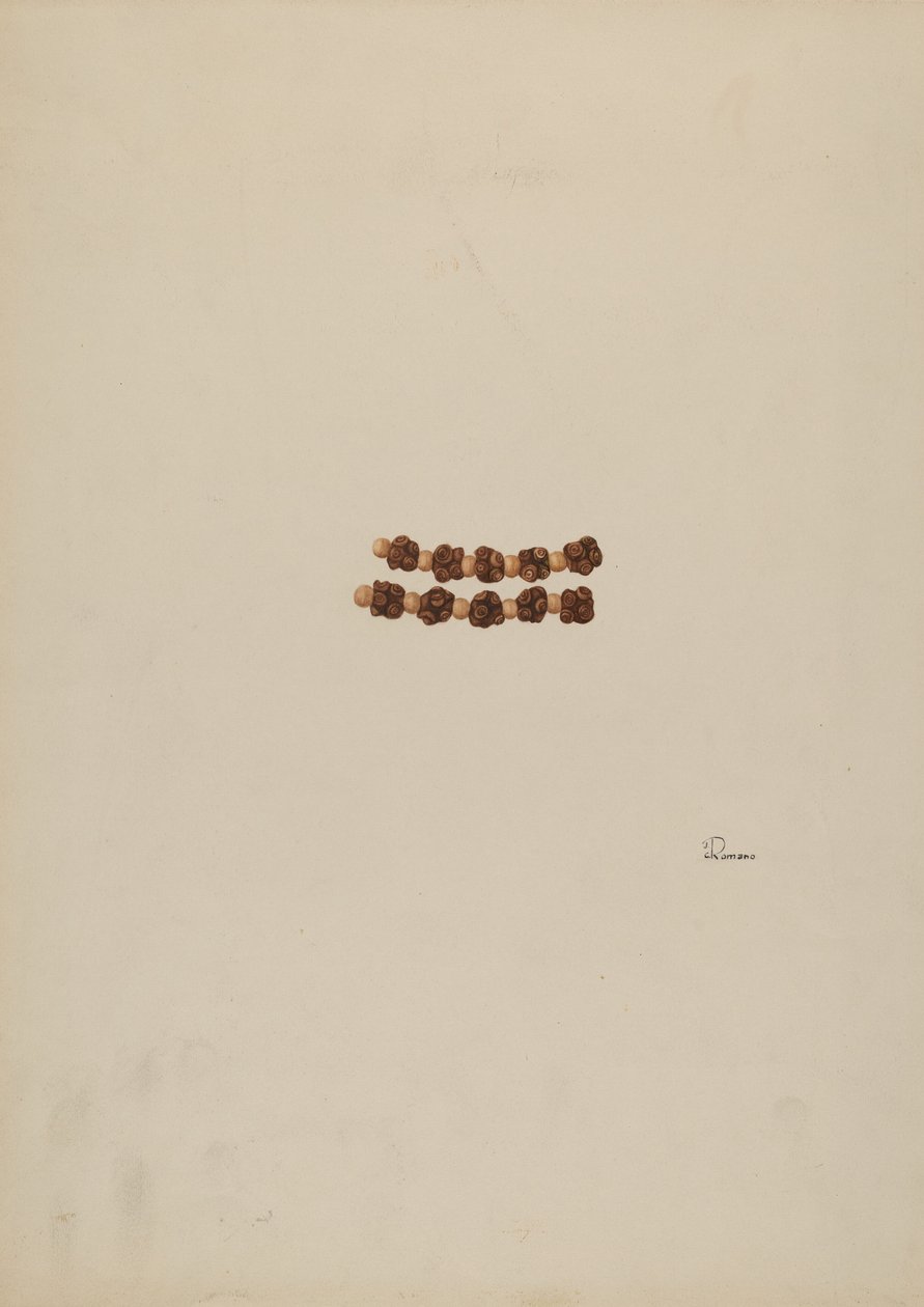 Contas do Rosário, c. 1940. de Josephine C. Romano