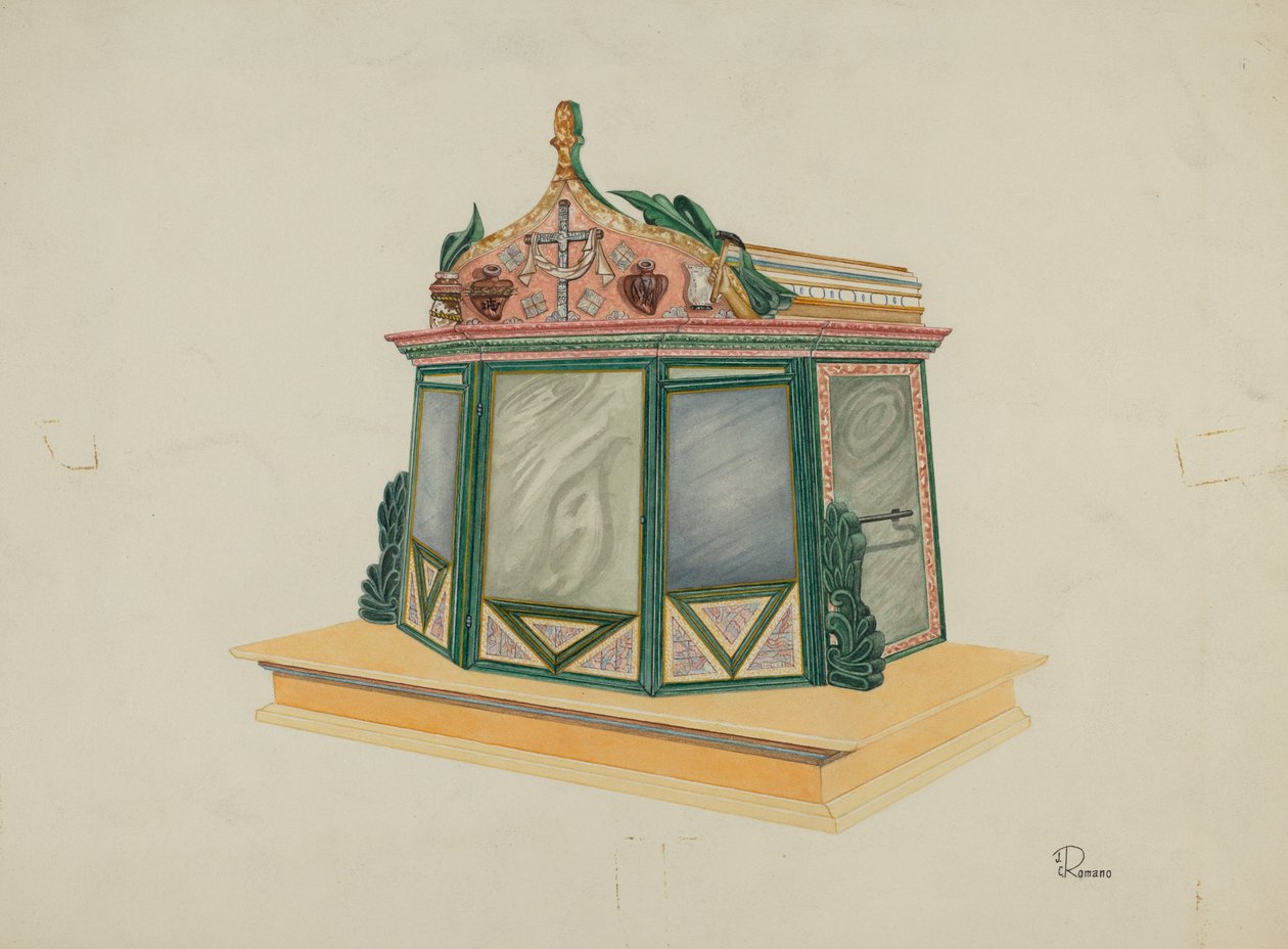 Tabernáculo, c. 1939. de Josephine C. Romano