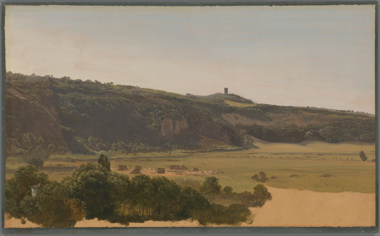 Vista para o vale de Ariccia de Josephus Augustus Knip