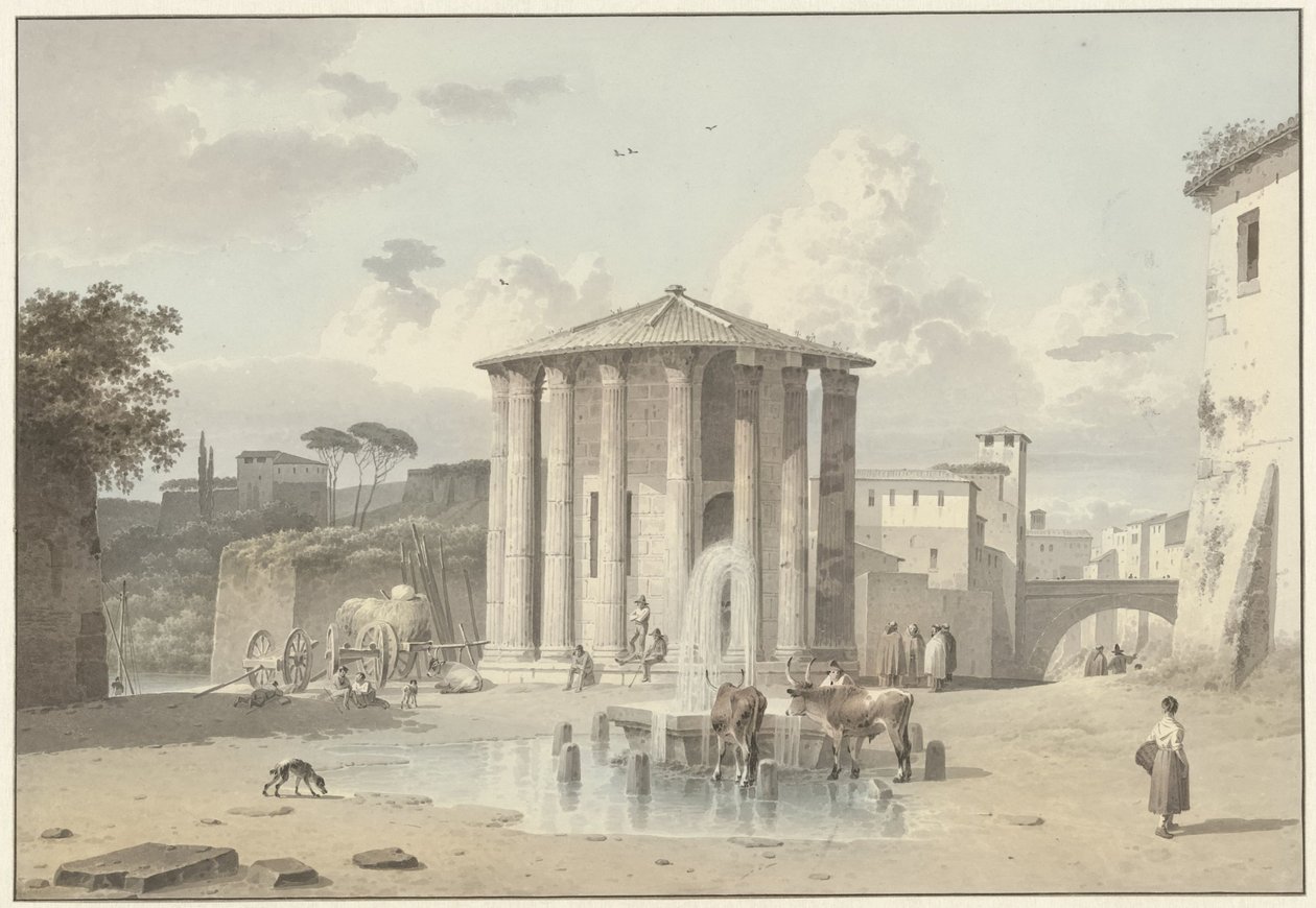 O Templo de Vesta em Roma de Josephus Augustus Knip