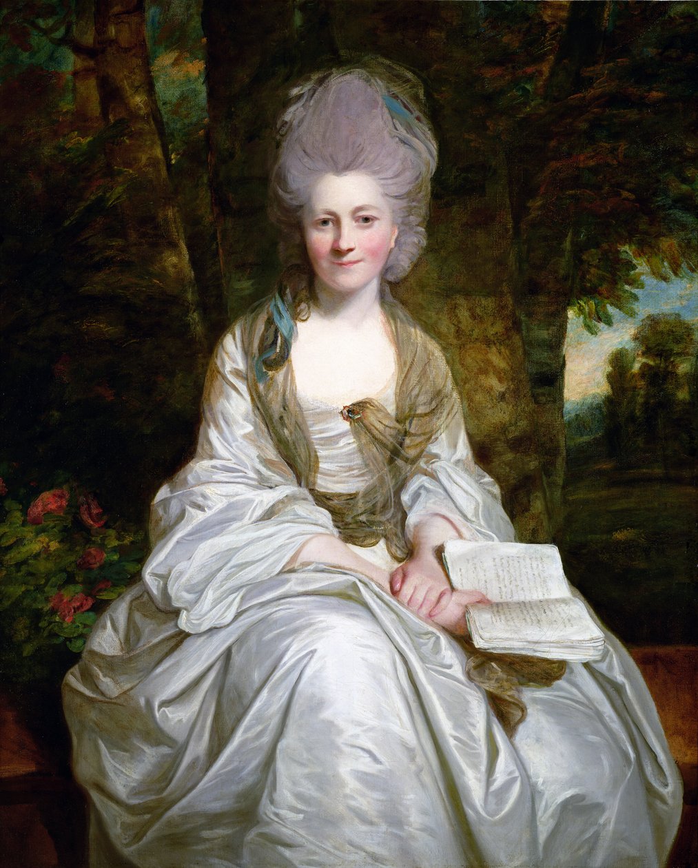 Um retrato de Dorothy Vaughan, condessa de Lisburne, c.1777 de Joshua Reynolds