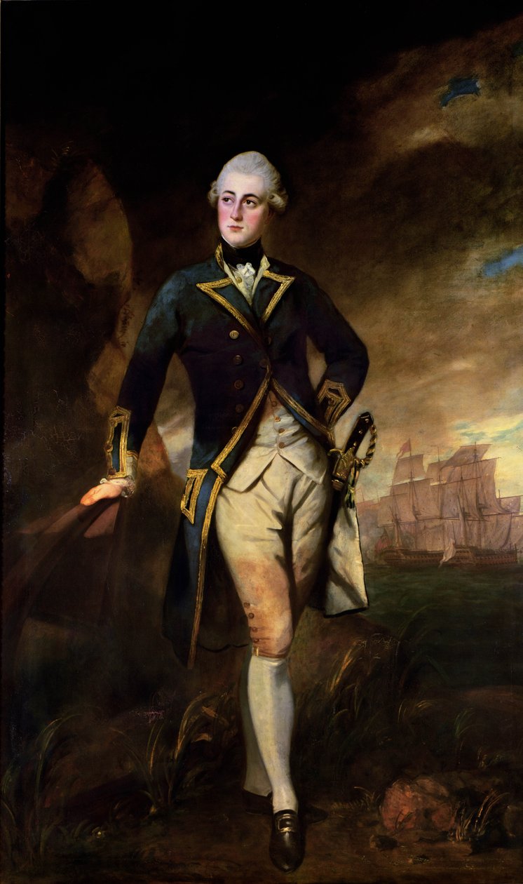 Capitão Lord Robert Manners, 1782 de Joshua Reynolds