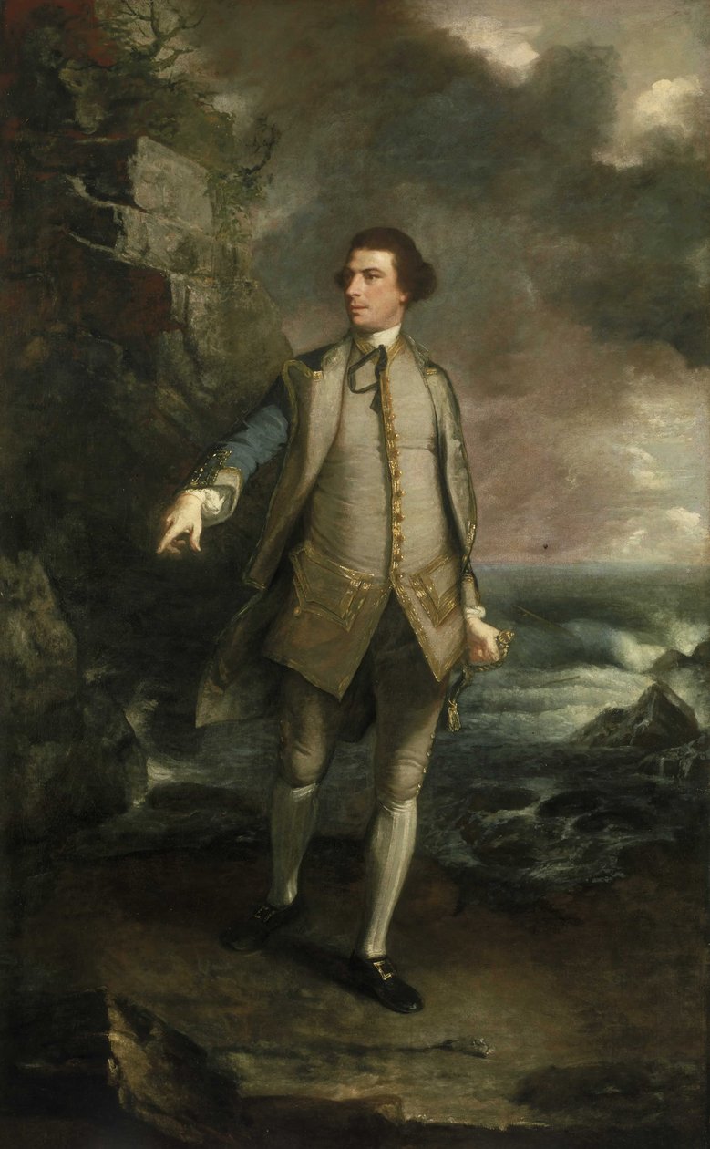 Capitão o honorável Augustus Keppel de Joshua Reynolds