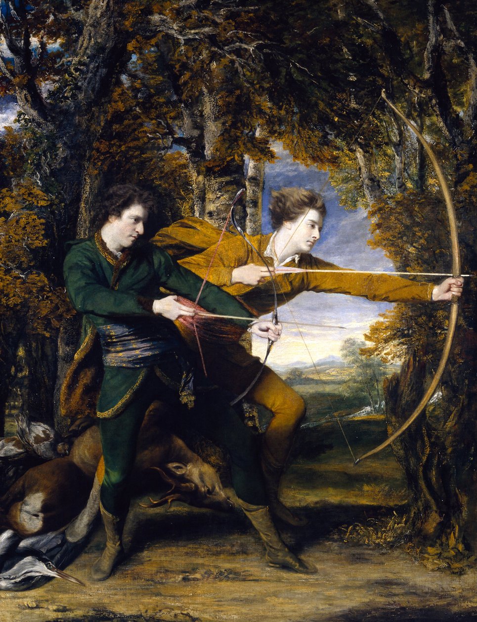 Coronel Acland e Lord Sydney - The Archers de Joshua Reynolds
