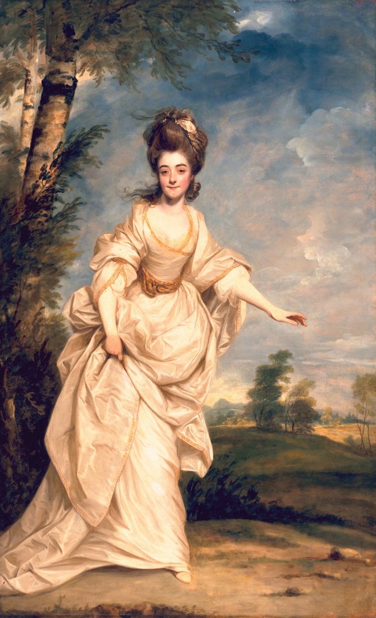 Diana, viscondessa Crosbie, 1777 de Joshua Reynolds