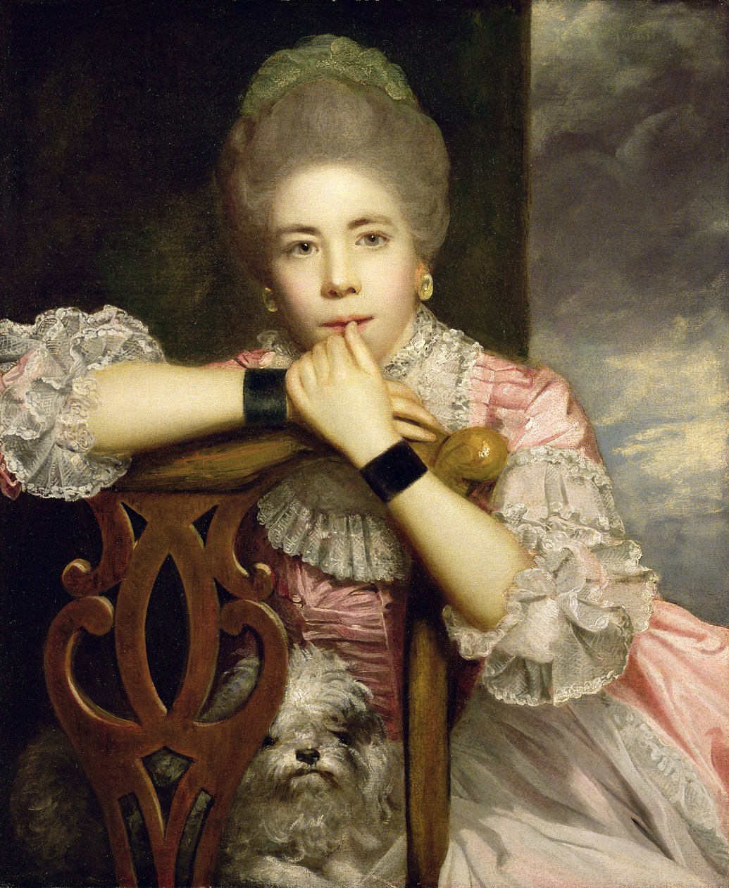 Sra. Abington como a Srta Prue em "Love for Love" de Congreve, 1771 de Joshua Reynolds