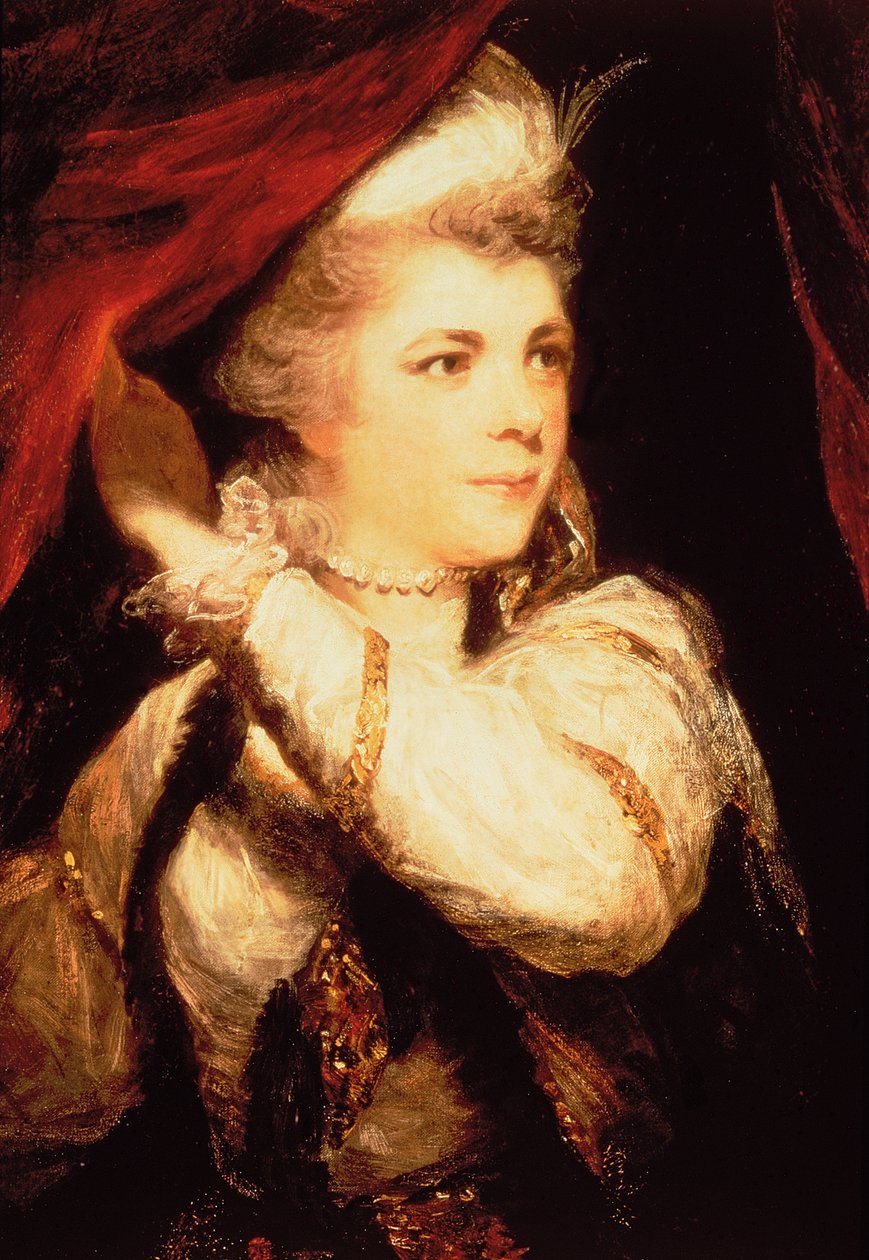 Sra. Abington como Roxana 1782-3 de Joshua Reynolds