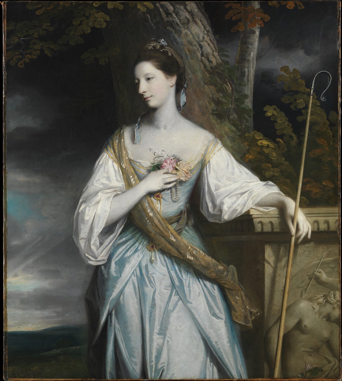 Retrato de Anne Dashwood (1743–1830), mais tarde condessa de Galloway de Joshua Reynolds