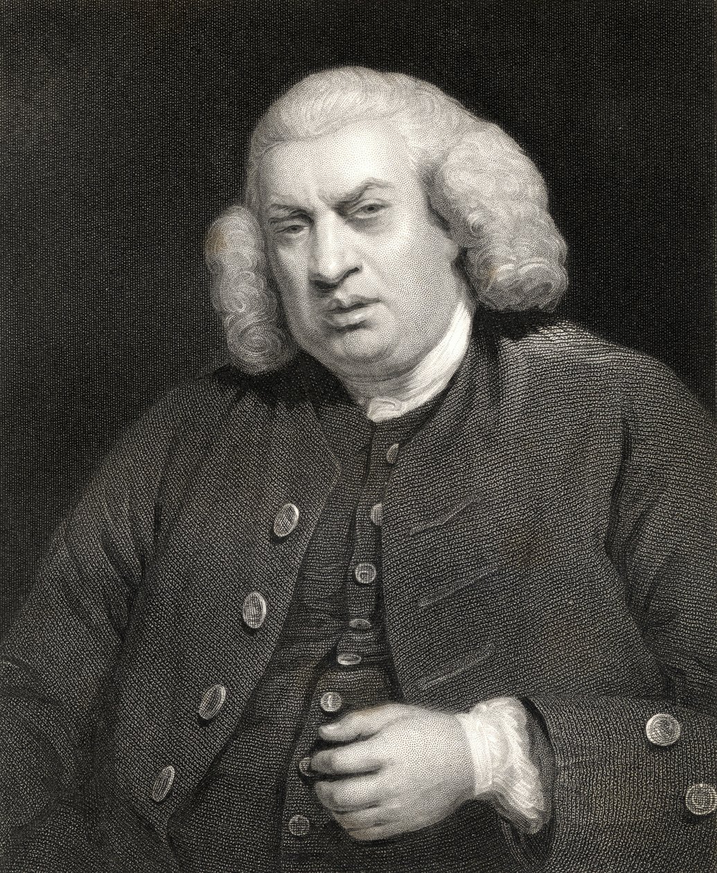 Retrato do Dr. Samuel Johnson (1709-84) de Joshua Reynolds