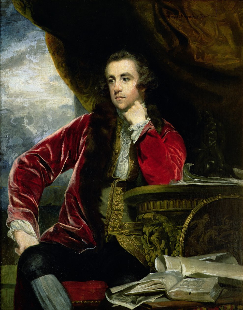 Retrato de Francis Russell, o marquês de Tavistock (d.1767) de Joshua Reynolds