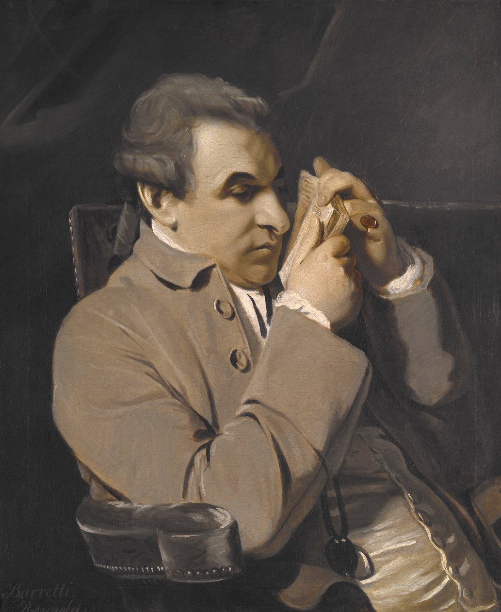 Retrato de José Baretti de Joshua Reynolds