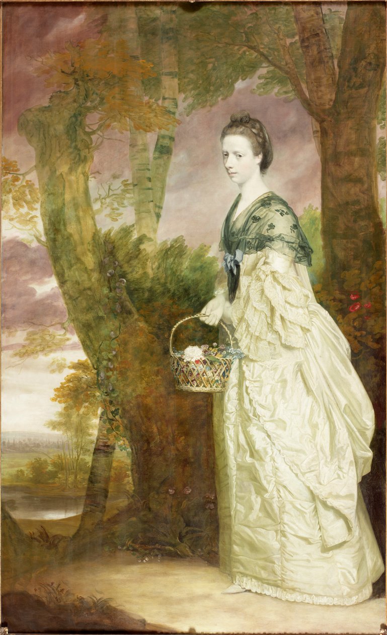 Retrato da Sra. Elizabeth Riddell, 1763 de Joshua Reynolds