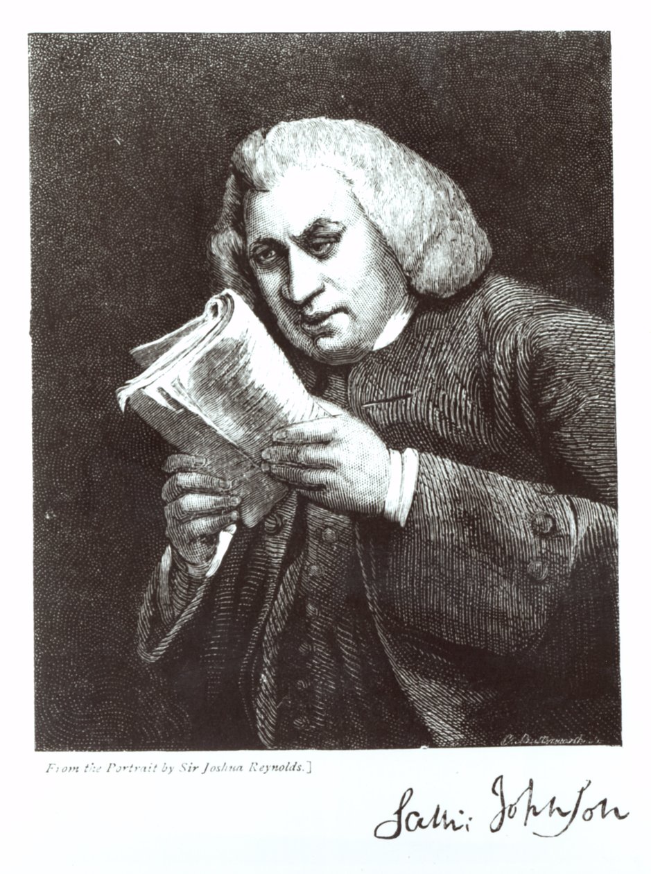 Samuel Johnson (1709-84) de Joshua Reynolds