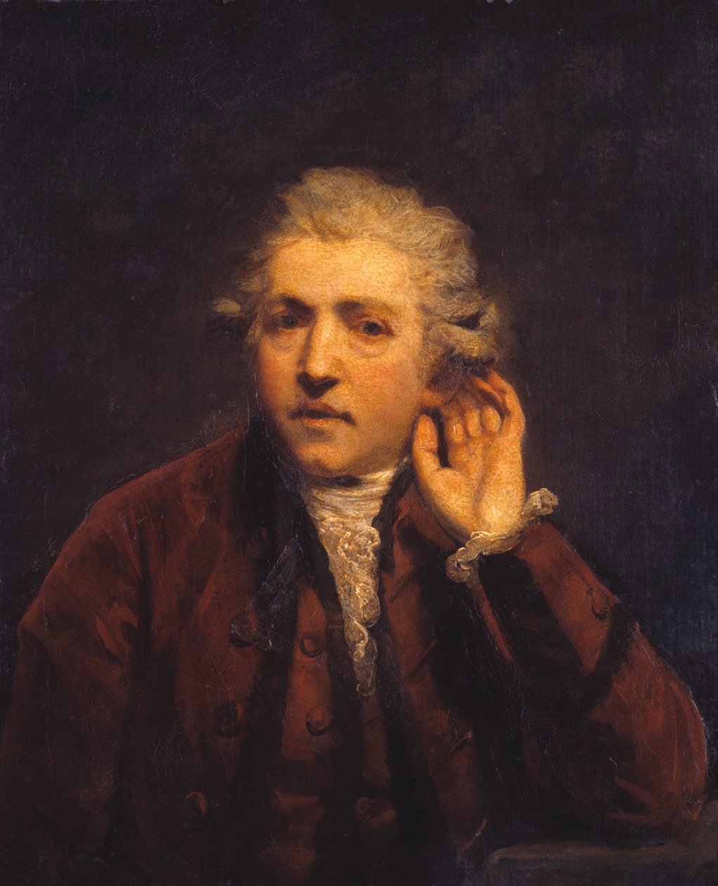 Auto-retrato como um homem surdo de Joshua Reynolds