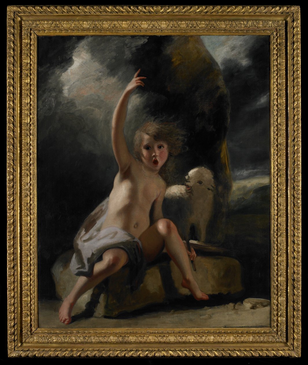 A criança batista no deserto, c.1776 de Joshua Reynolds