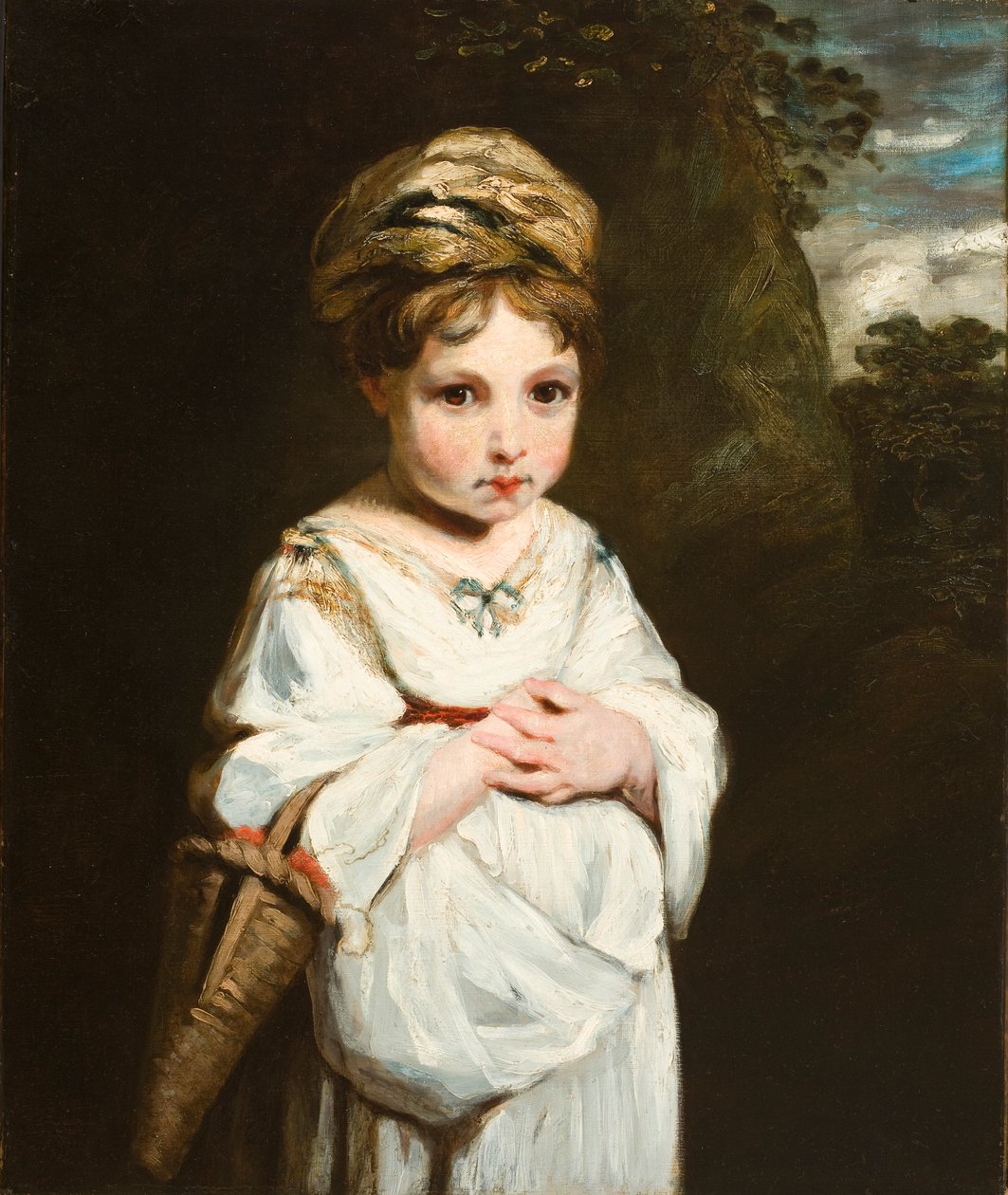 A menina da morango, 1773-77 de Joshua Reynolds