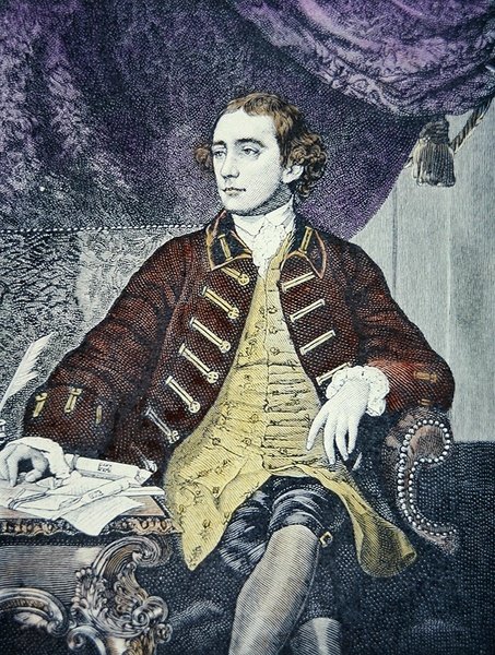 Warren Hastings (cor litho) de Joshua (after) Reynolds