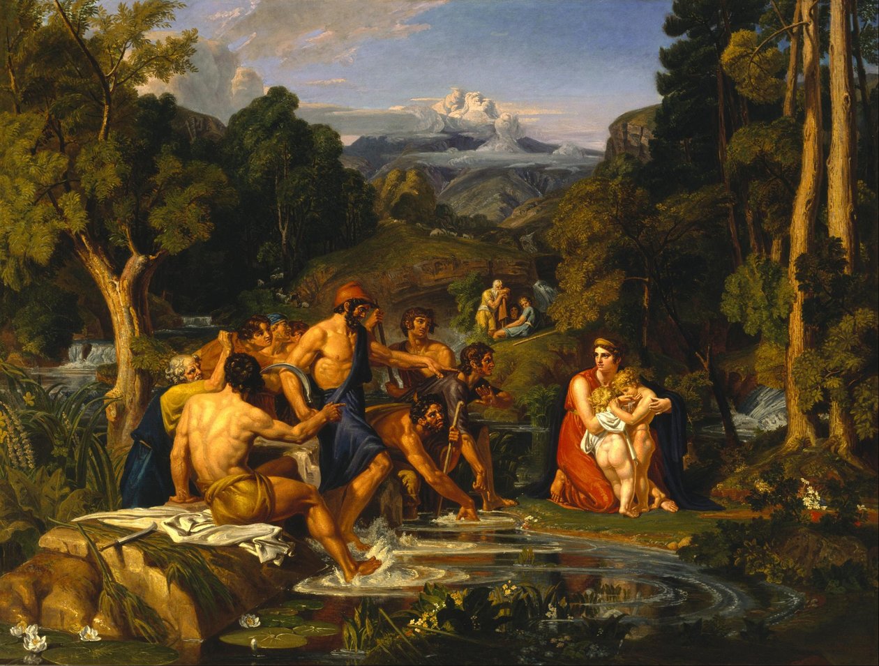 Latona e os camponeses da Lícia de Joshua Cristall