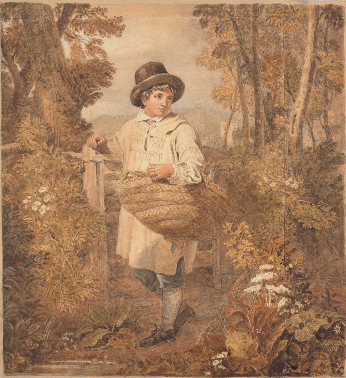 Lenhador jovem de Joshua Cristall