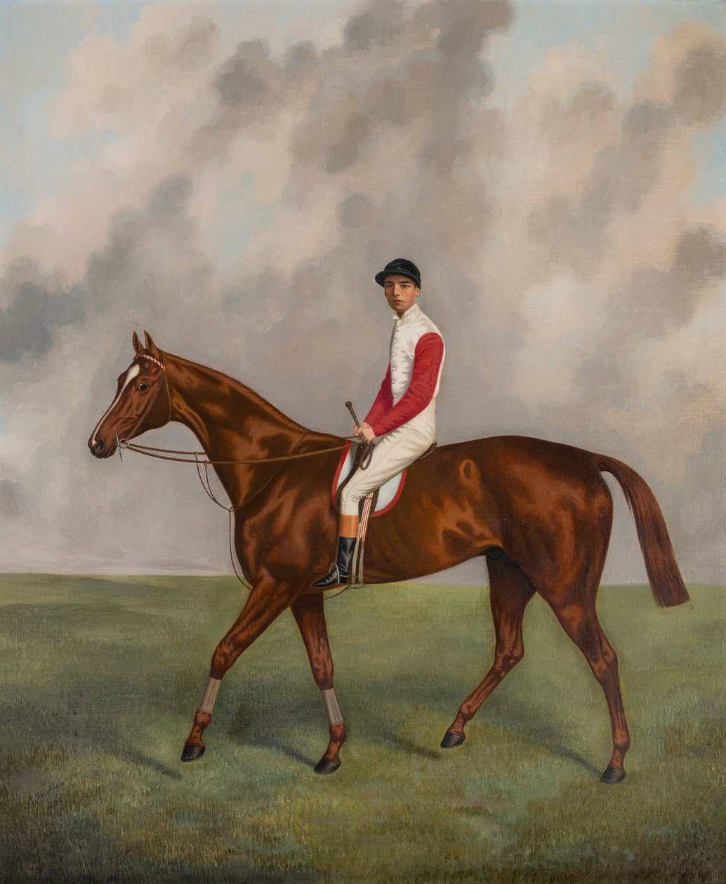 Sir Hugo-Winner do Derby de 1892, c.1892 (óleo sobre tela) de Joshua Dighton