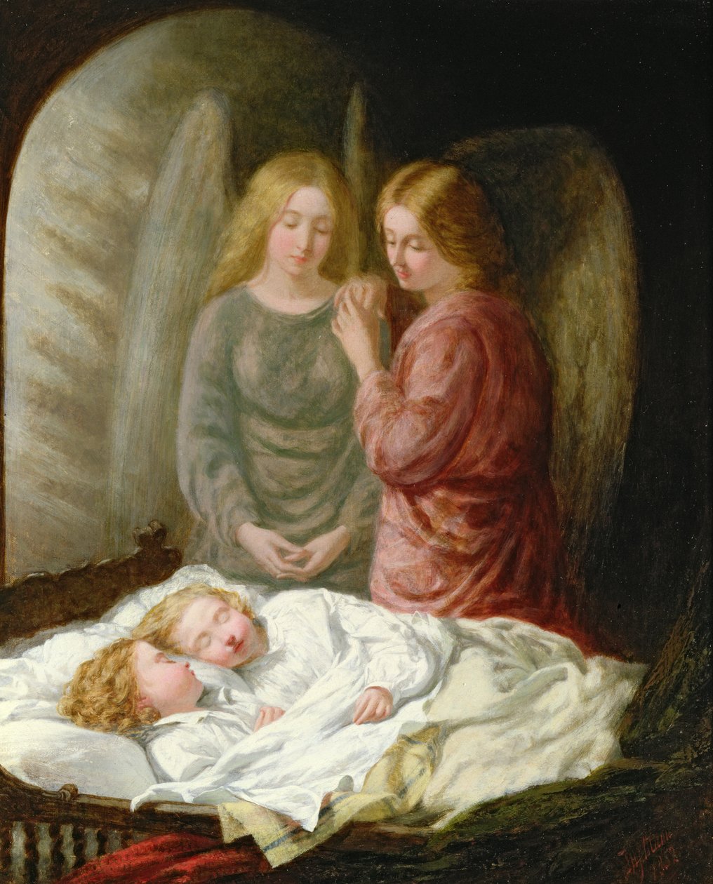 Os anjos da guarda de Joshua Hargrave Sams Mann