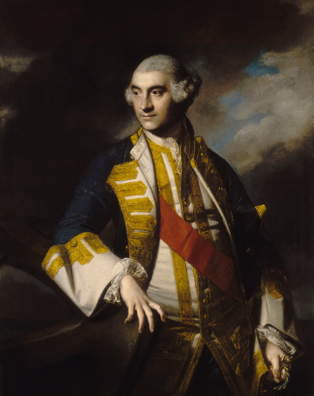 Almirante Sir Charles Saunders (1713-1775), c.1765 (óleo sobre tela) de Joshua Reynolds