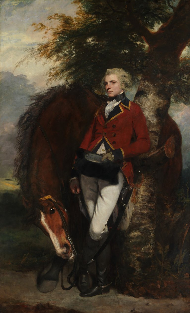 Capitão George KH Coussmaker 1759-1801, 1782. de Joshua Reynolds