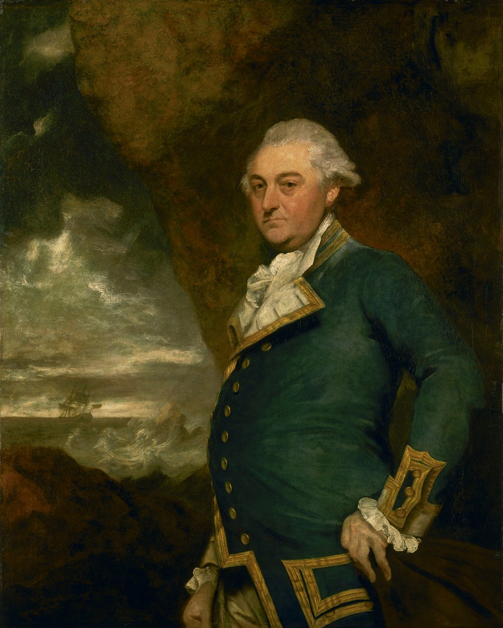 Capitão John Gell (1740-1805) de Joshua Reynolds