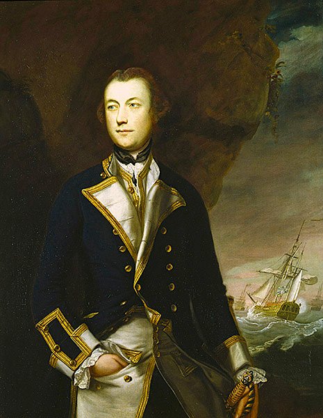 Capitão Robert Brice (óleo sobre tela) de Joshua Reynolds