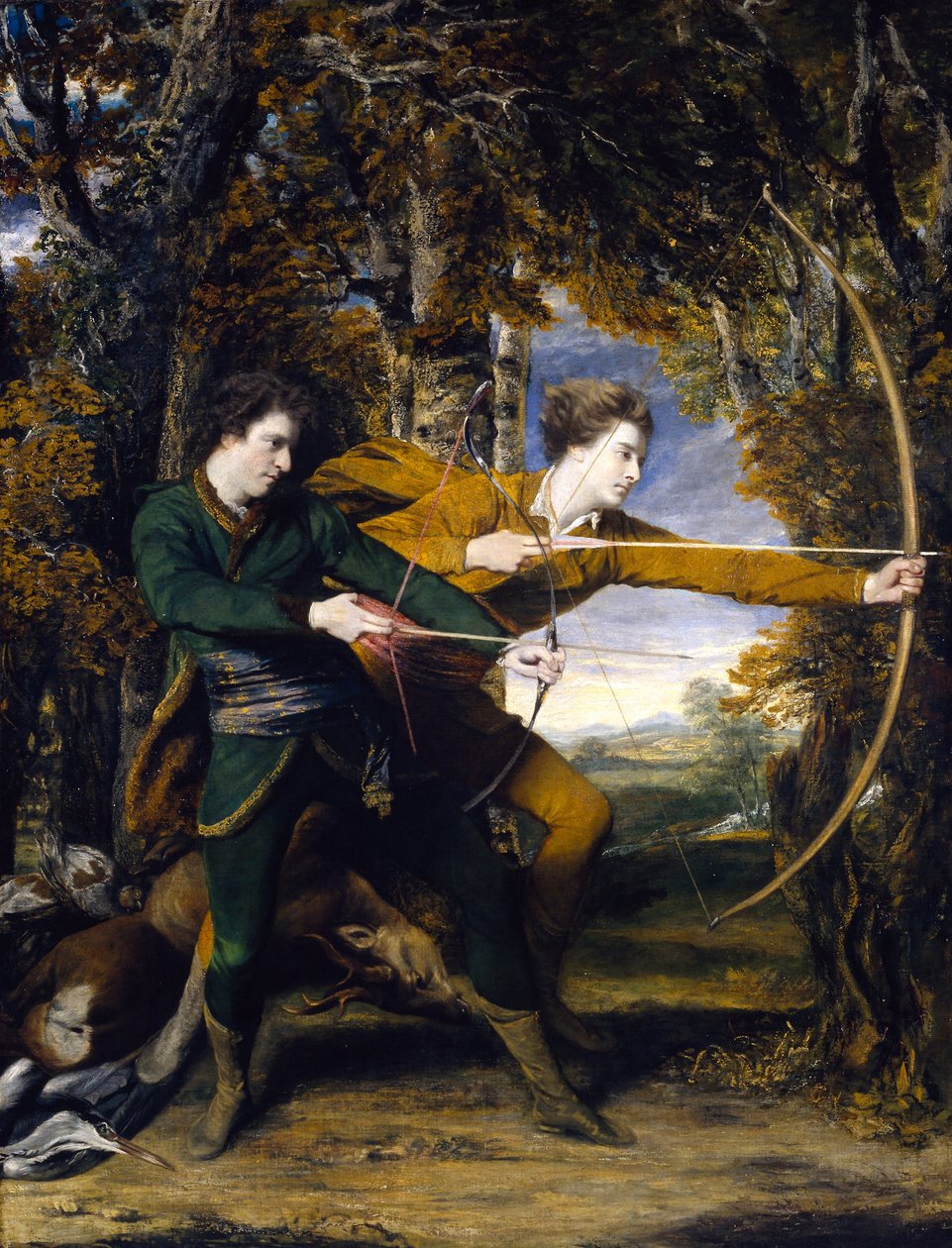O coronel Acland e Lord Sydney: os arqueiros de Joshua Reynolds