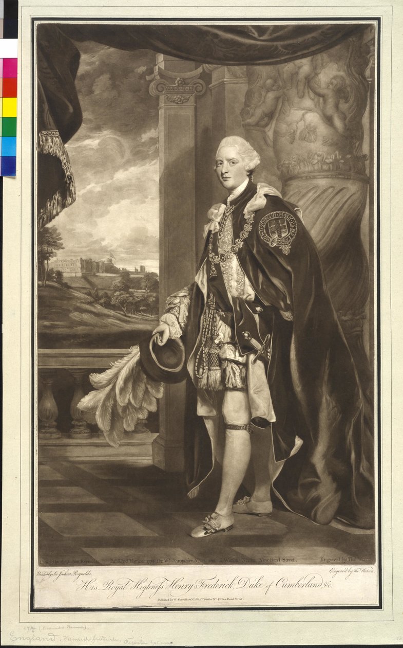 Duque de Cumberland e Strathearn Henry Frederick de Joshua Reynolds