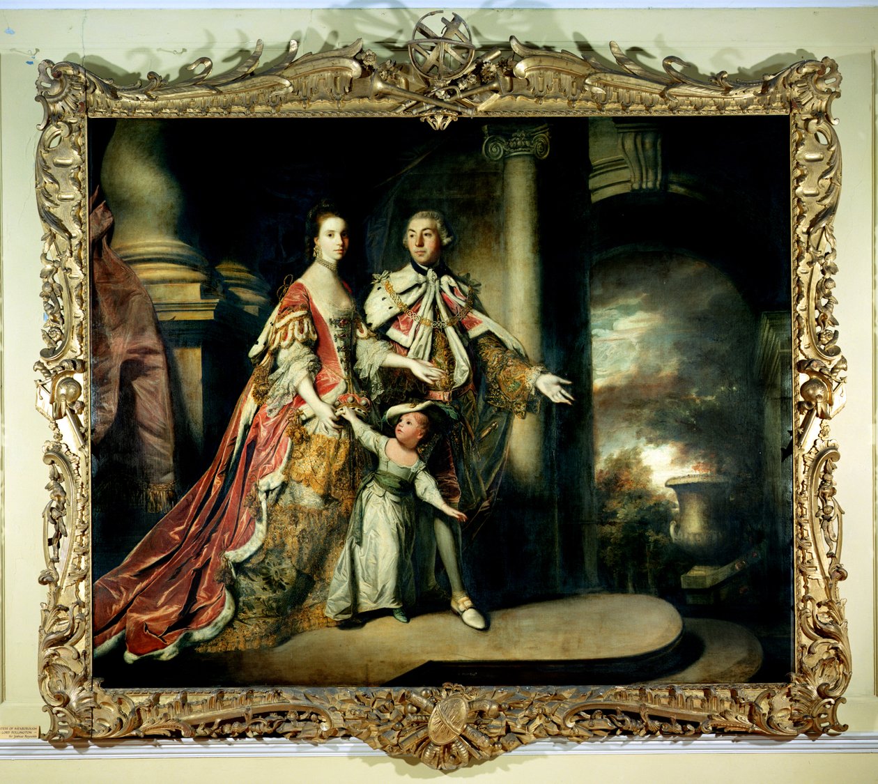 Conde e condessa de Mexborough, com seu filho Lord Pollington de Joshua Reynolds