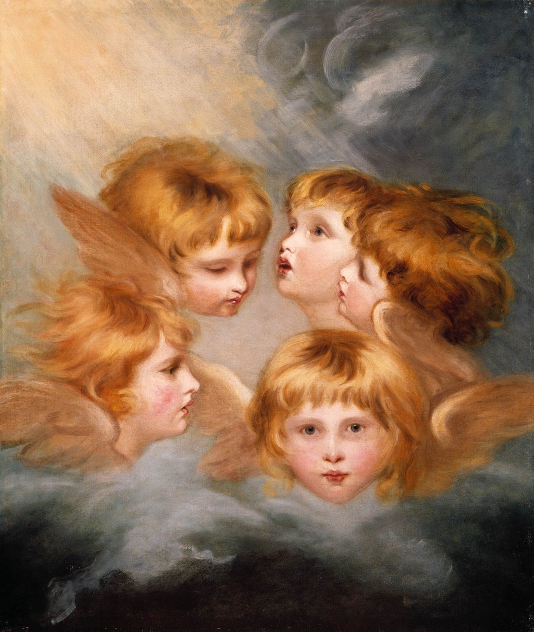 Chefes de Anjos: Miss Frances Gordon de Joshua Reynolds