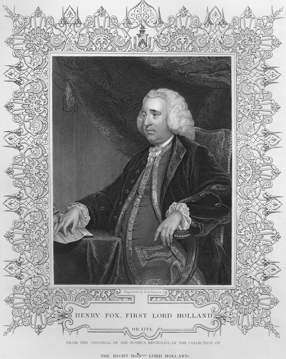 Henry Fox, 1º Barão da Holanda de Joshua Reynolds