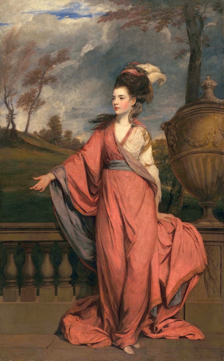 Jane Fleming, mais tarde, condessa de Harrington, c.1778-79 de Joshua Reynolds