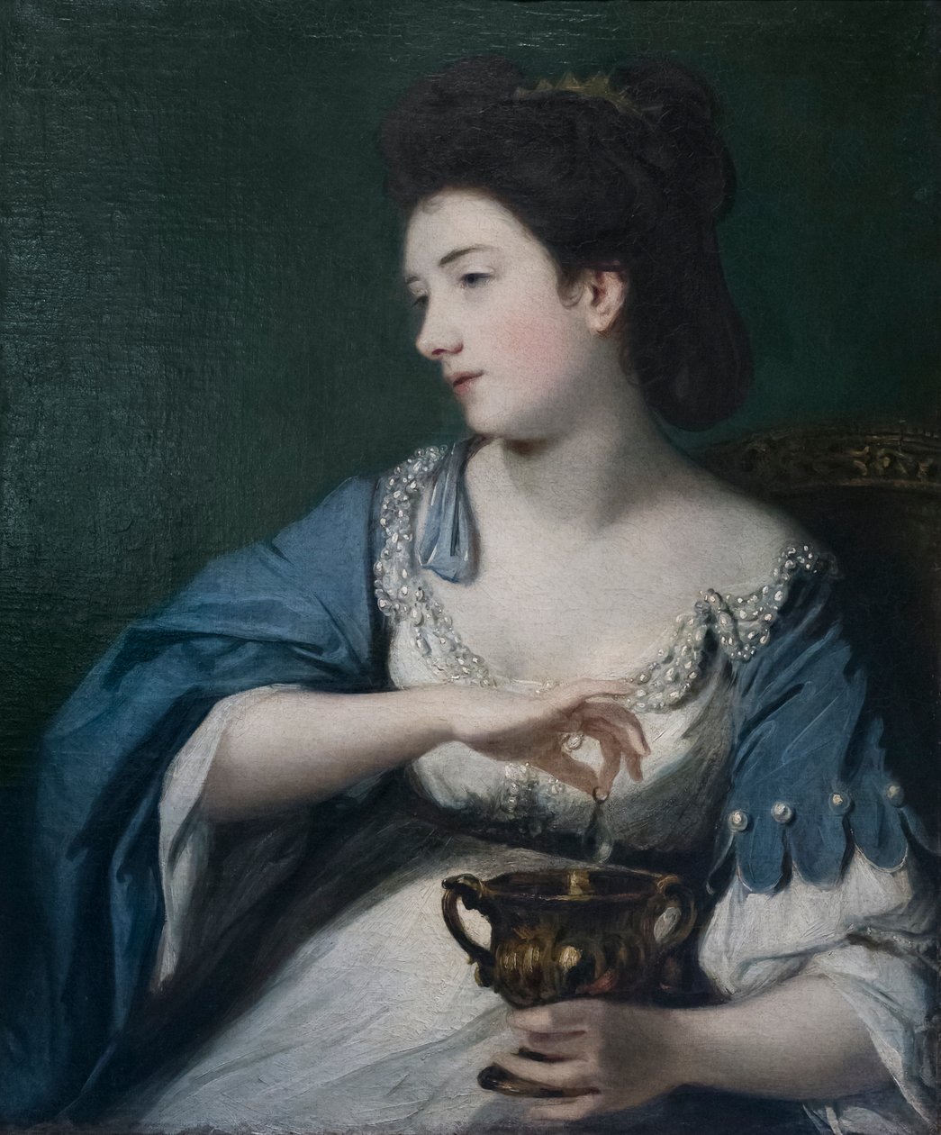 Kitty Fisher como Cleópatra de Joshua Reynolds