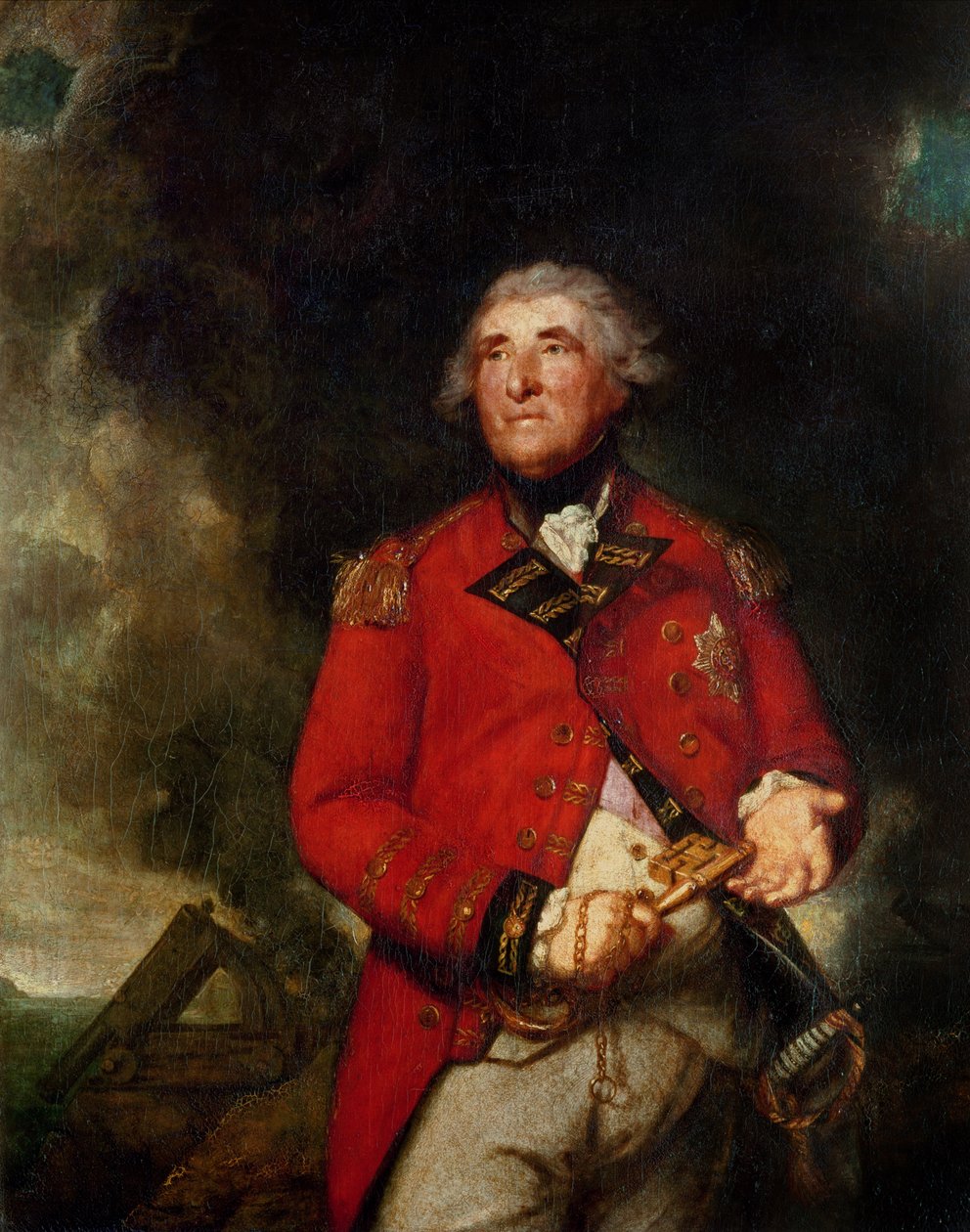 Lord Heathfield (1717-1790) Governador de Gibraltar durante o cerco de 1779-83, 1787 de Joshua Reynolds