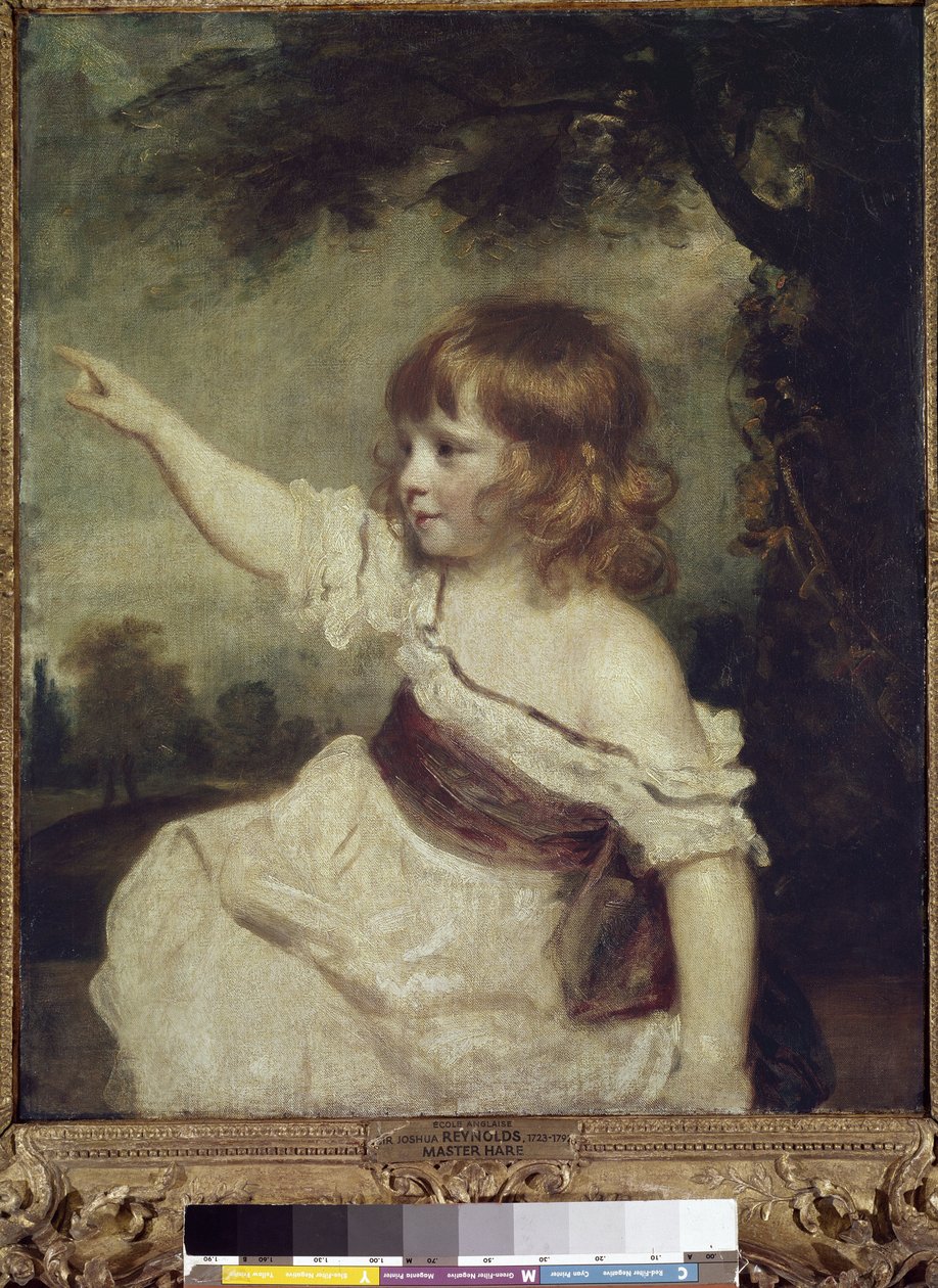 Mestre Lebre (Francis George Hare (óleo sobre tela de Joshua Reynolds