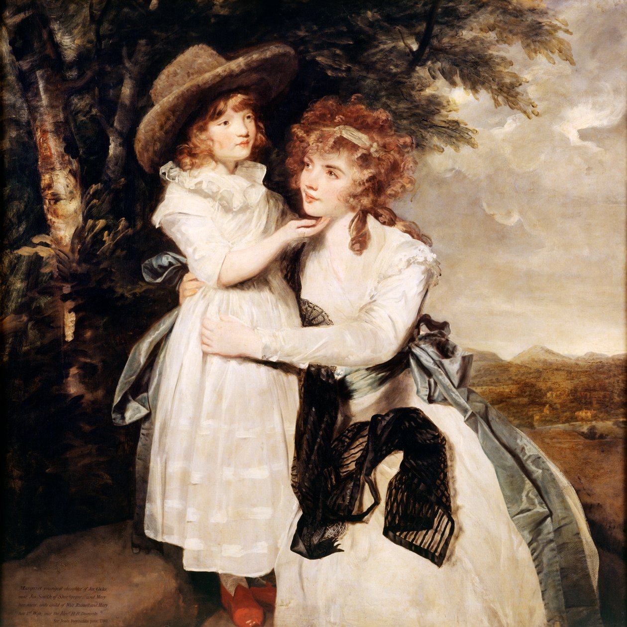 Miss Galos e a sua sobrinha de Joshua Reynolds