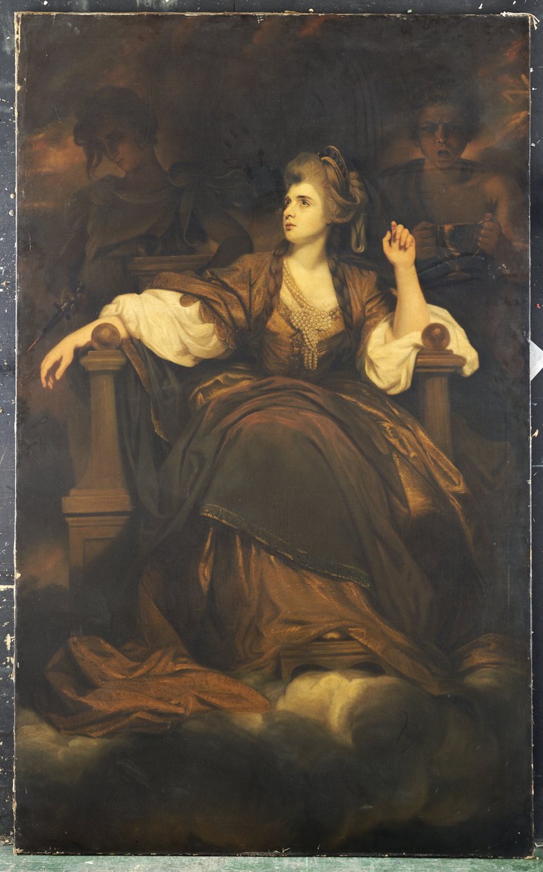 Sra. Siddons como "A Musa Trágica" de Joshua Reynolds