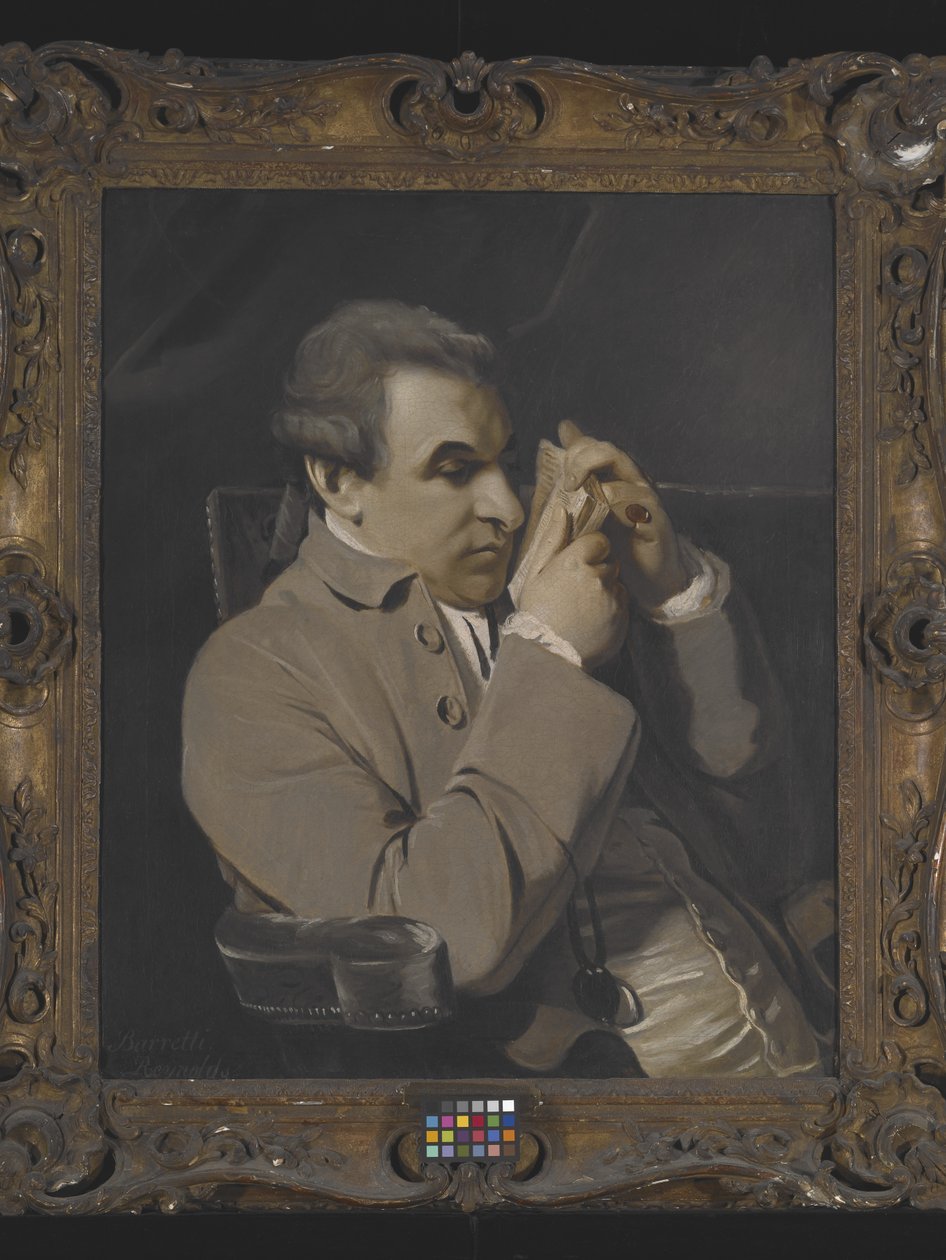 Retrato de Joseph Baretti (óleo sobre tela) de Joshua Reynolds