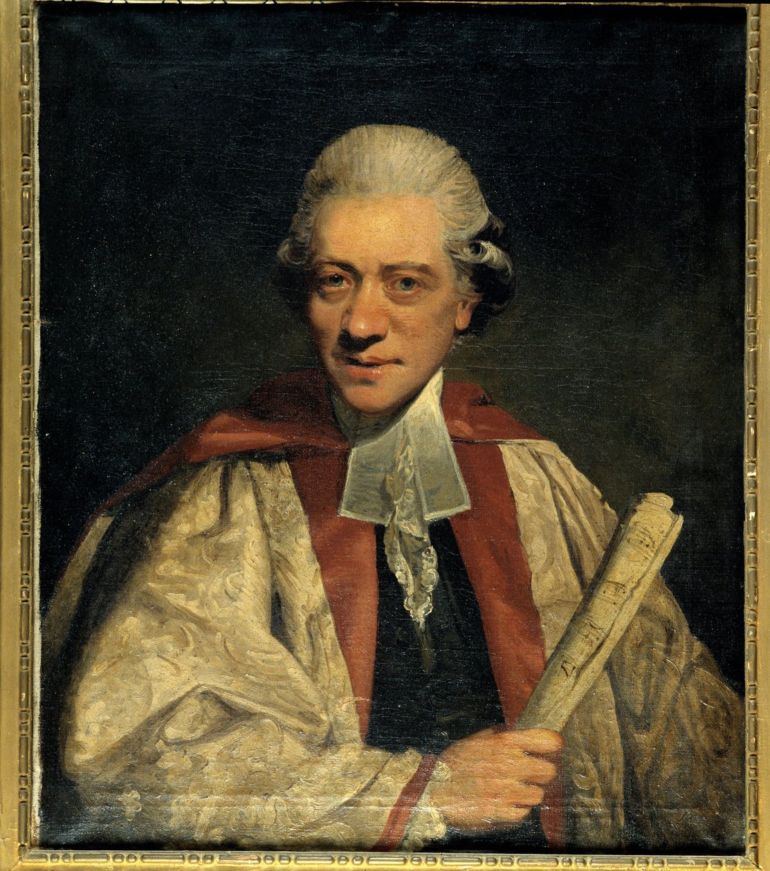 Retrato de Charles Burney. Charles Burney, organista, musicólogo e compositor inglês (1726-1814). Pintura de Joshua Reynolds, óleo sobre tela. Civico Liceo Musicale, Bolonha. de Joshua Reynolds