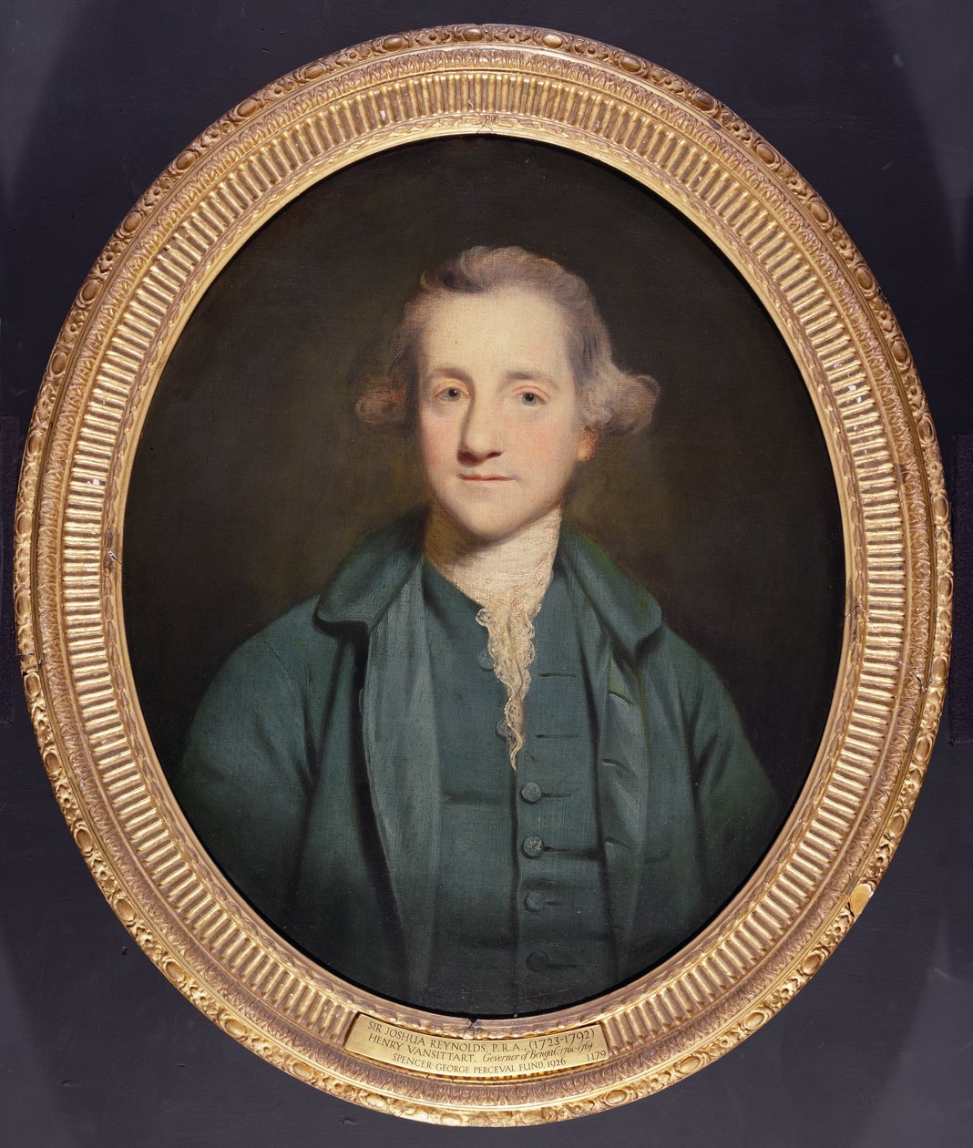 Retrato de Henry Vansittart, governador de Bengala, c.1751-54 de Joshua Reynolds
