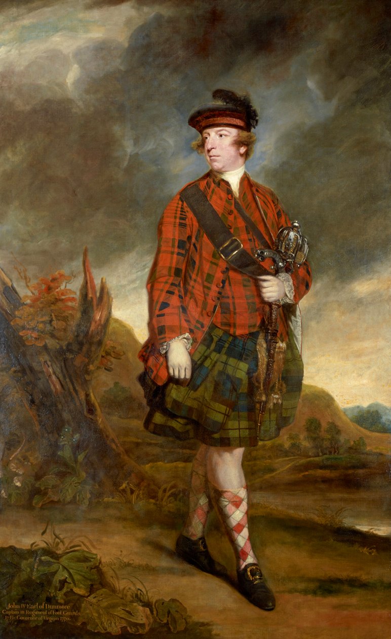 Retrato de John Murray, 4.º conde de Dunmore (1730-1809) de Joshua Reynolds