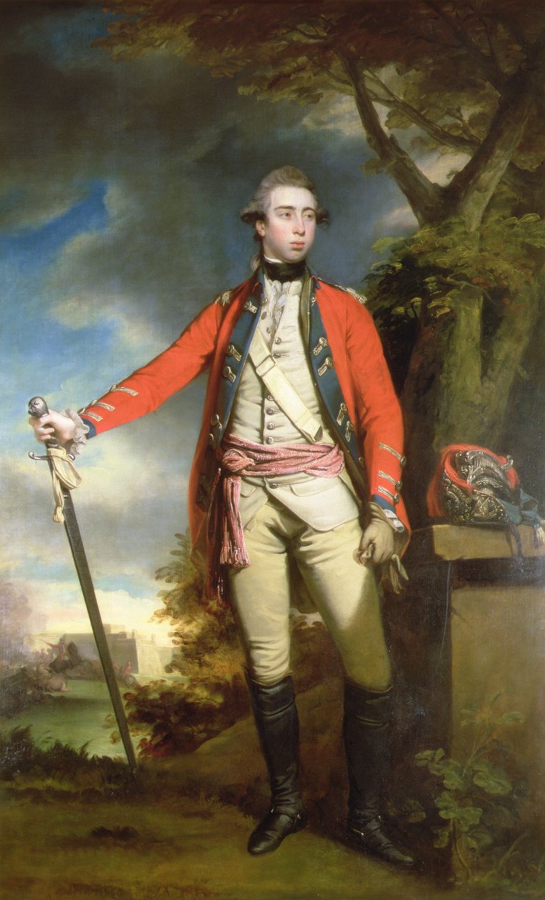 Retrato de Lord de Ferrars (óleo sobre tela) de Joshua Reynolds