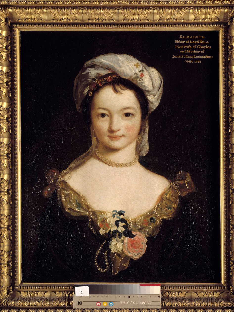 Retrato de Miss Elisabeth Eliot Painting de Joshua Reynolds (1723-1792) de Joshua Reynolds