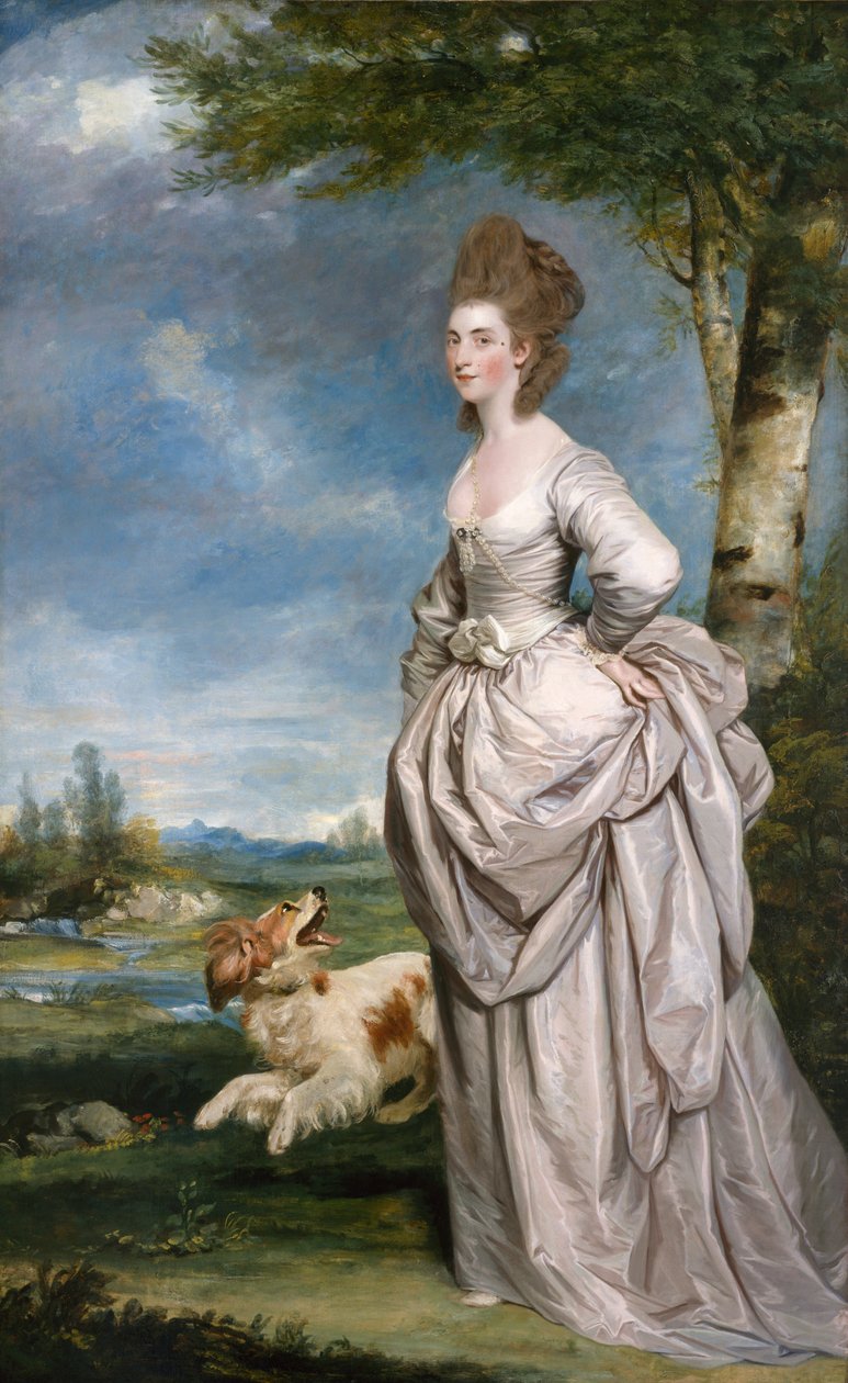 Retrato da Sra. Elisha Matthew. 1777 de Joshua Reynolds